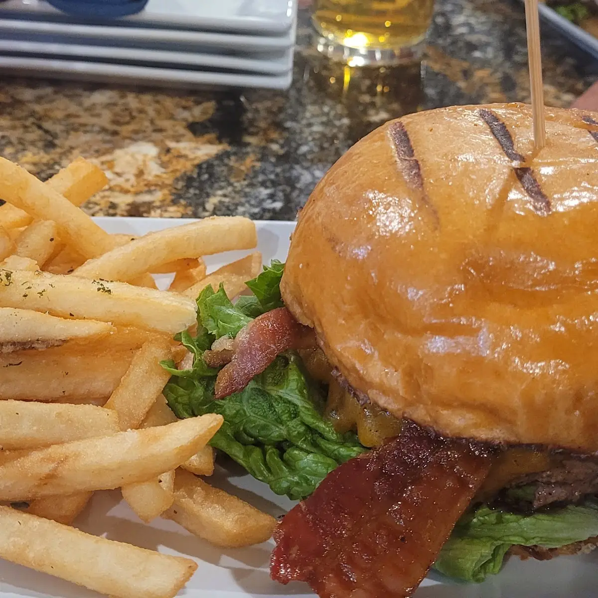 Whiskey Mushroom Burger
