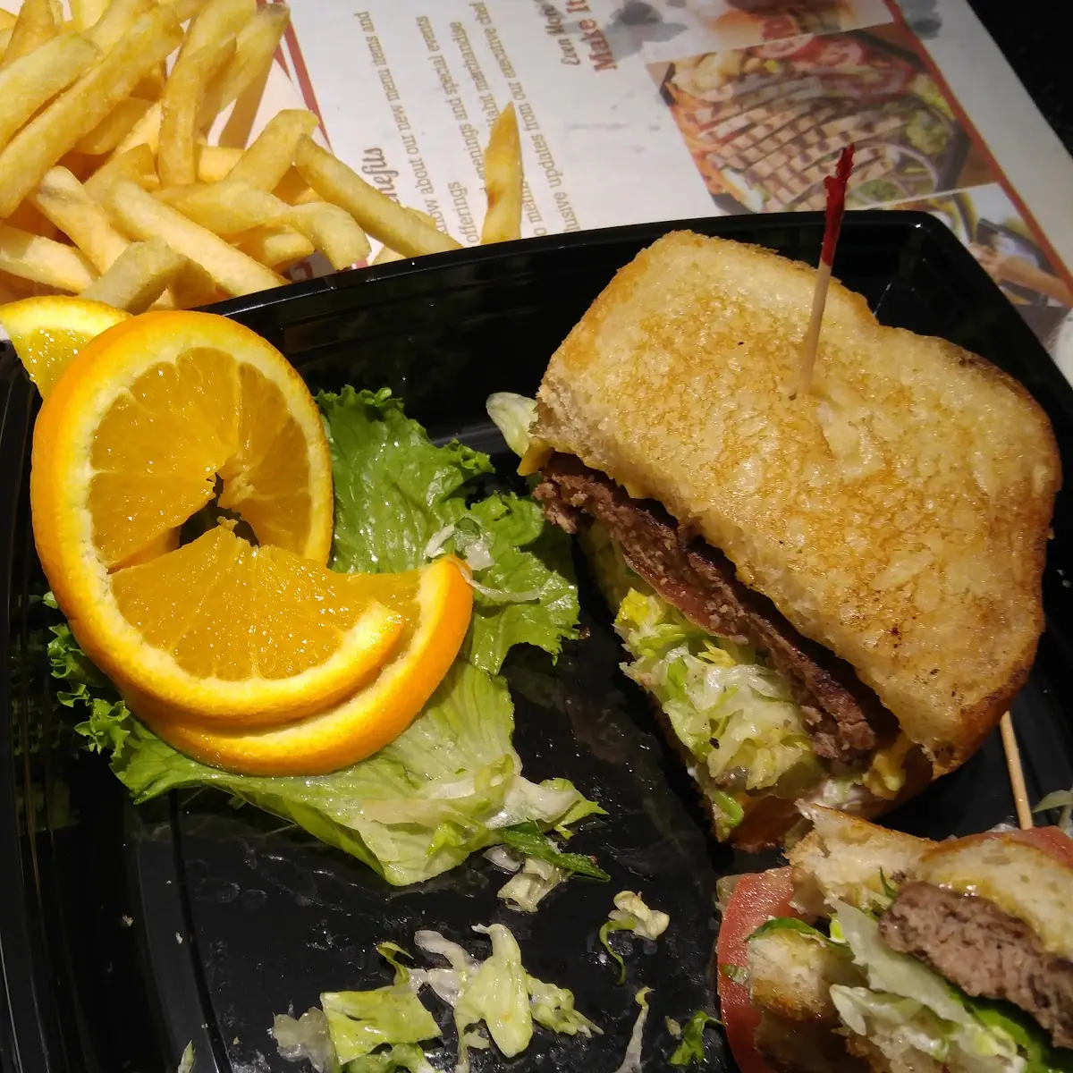 Charburger with Cheese Sub Sourdough