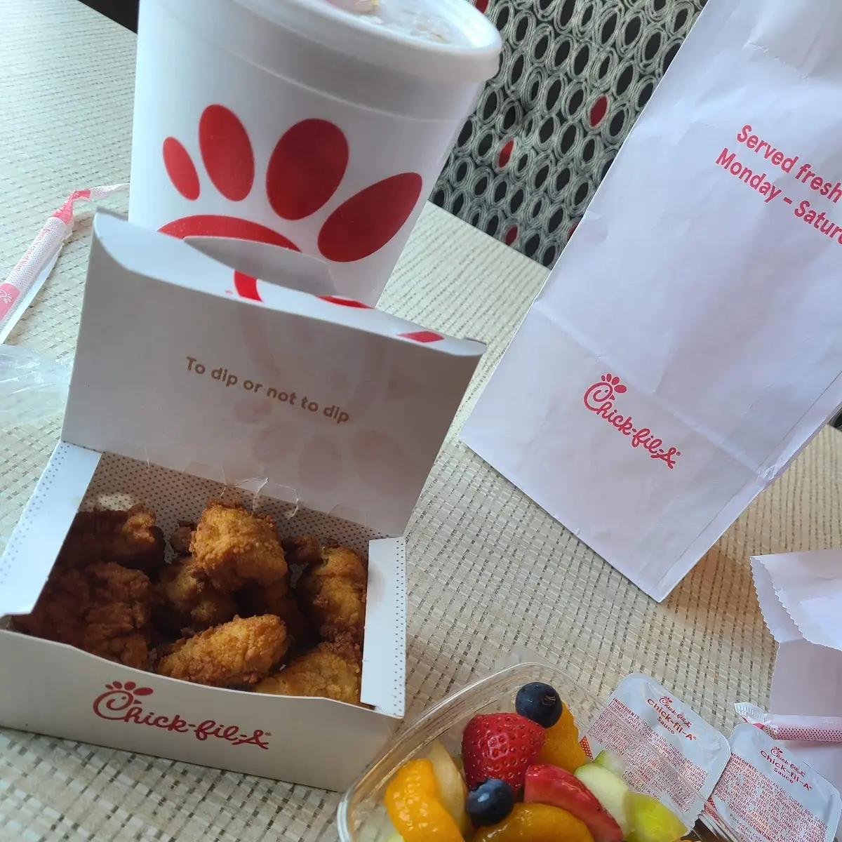 Chicken Nuggets and Fruit Cup