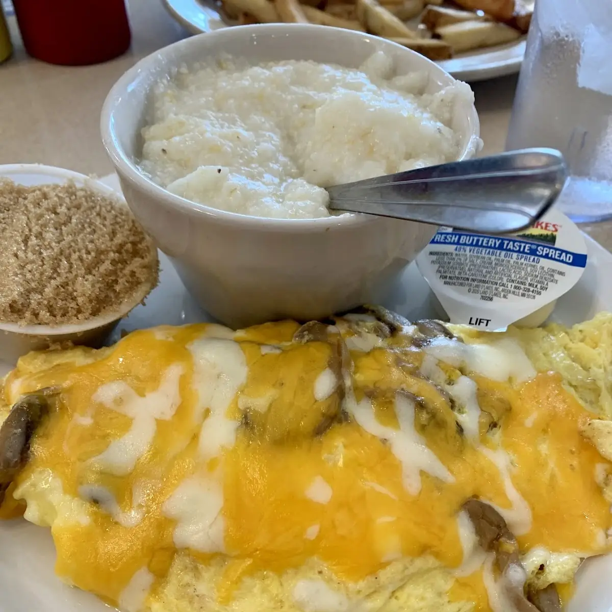 Mushroom and Cheese Omelette