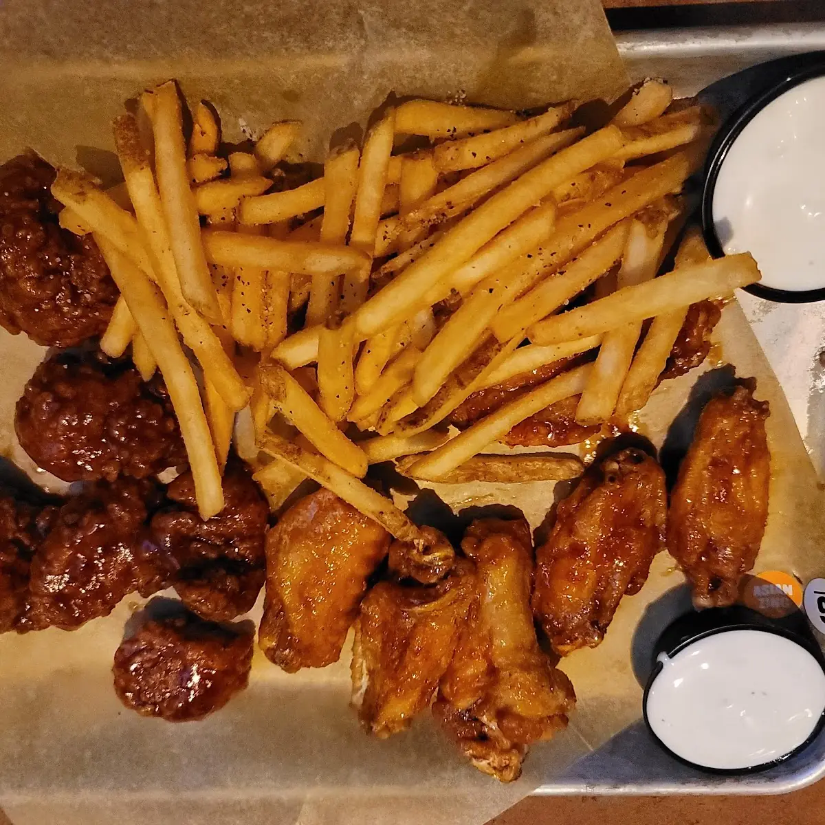 Traditional and Boneless Chicken Combo