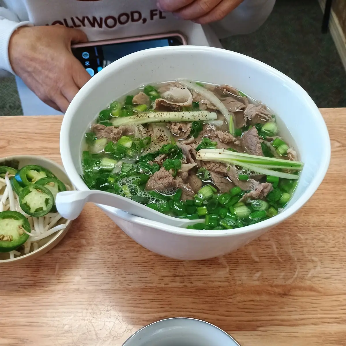 Beef Pho and Fresh Spring Rolls