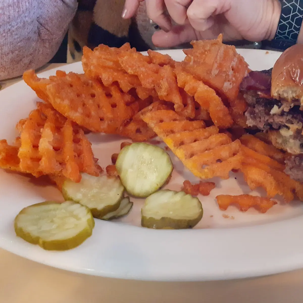 Burger and Fries