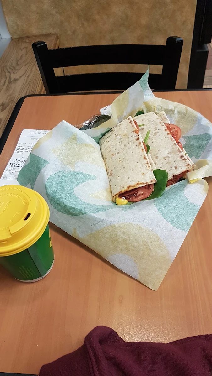Pizza Sub on Flat Bread, Subway