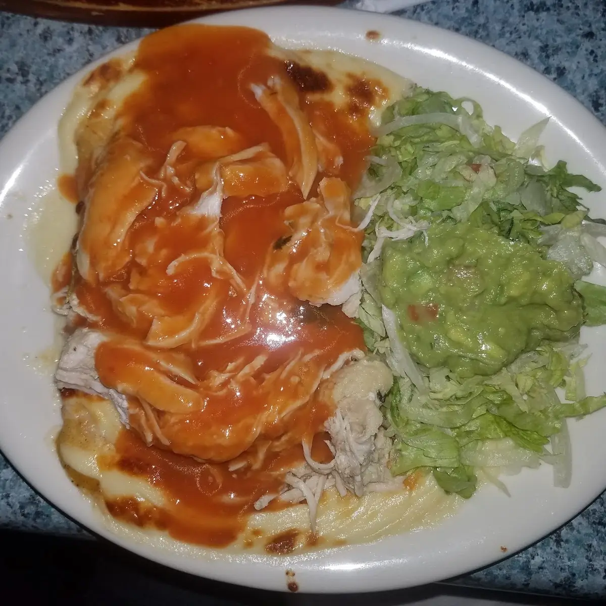 One Chicken Enchilada