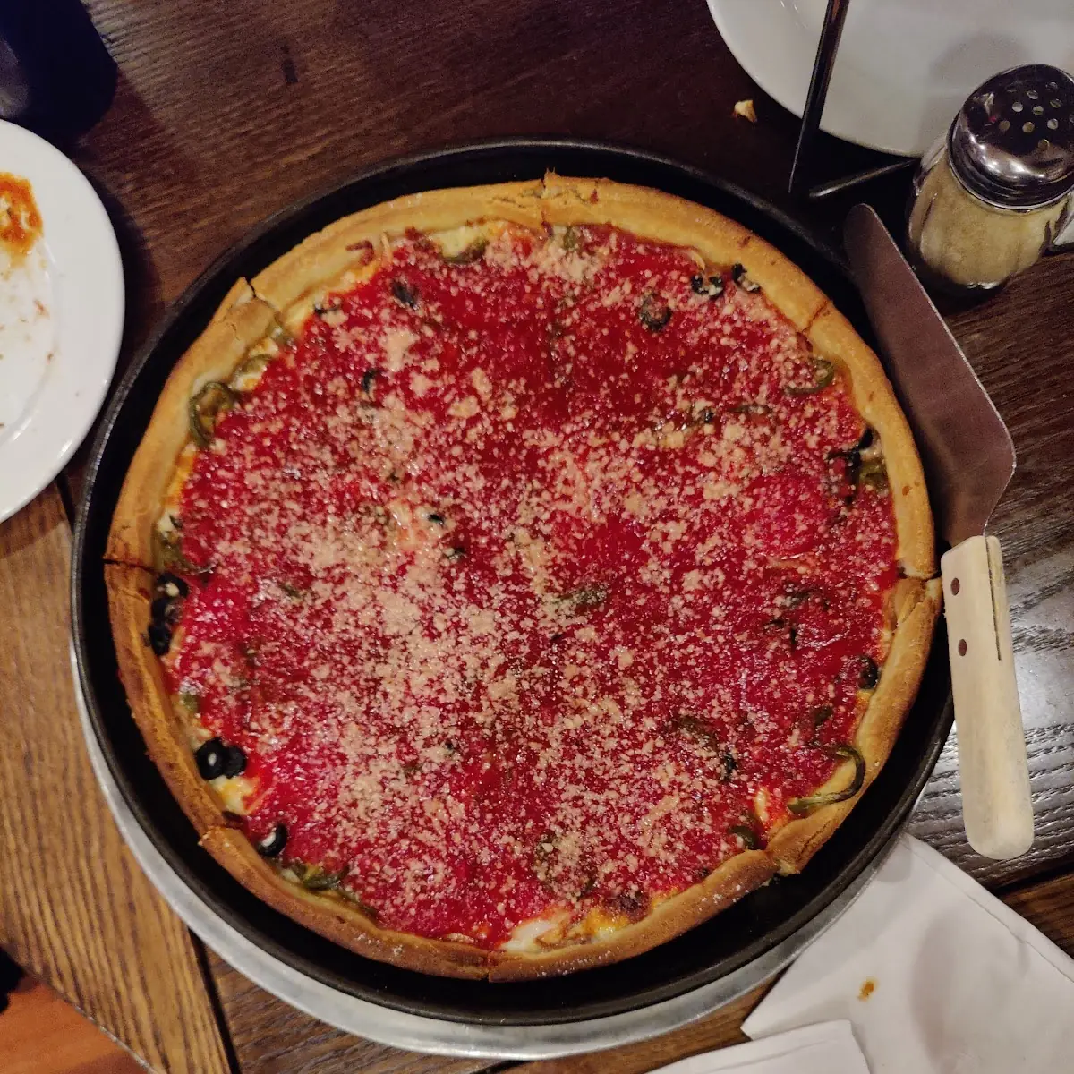 Meat Lover's Deep Dish Pizza