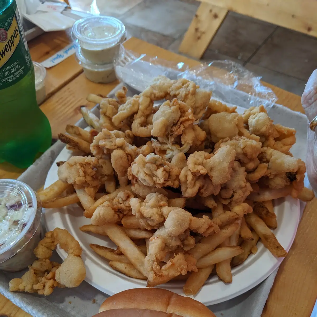 Fried Clam Strip Dinner