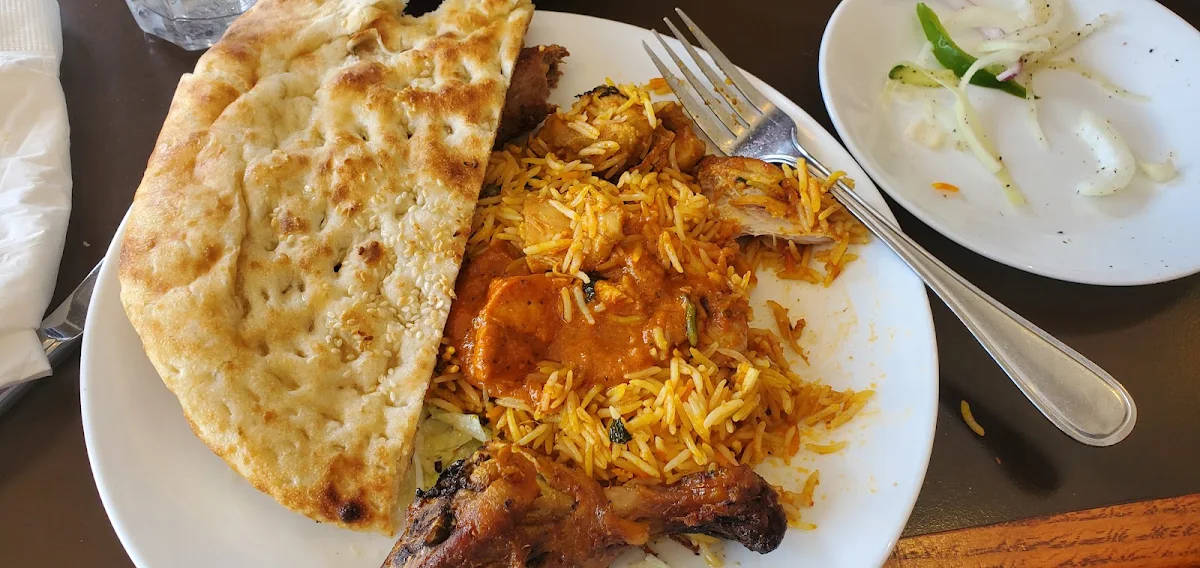 Naan Chicken Briyani Chicken