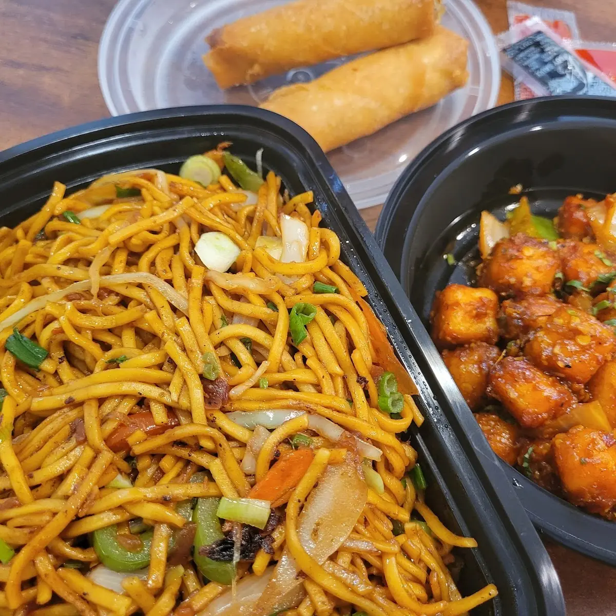 Veg Manchurian Noodles