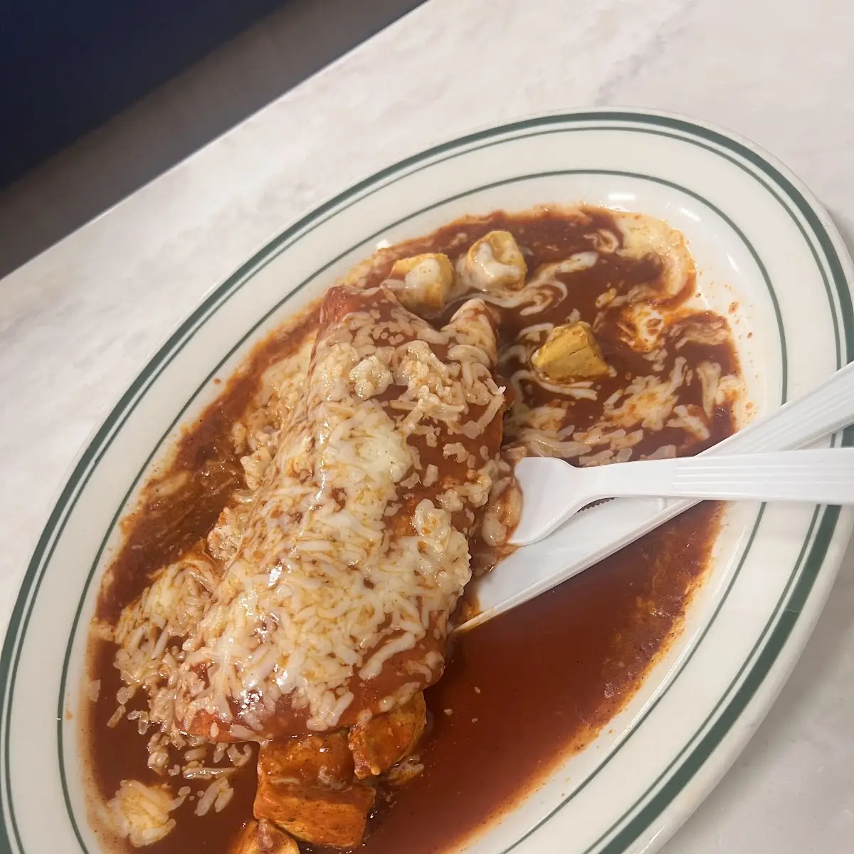 Chile Relleno & Enchilada