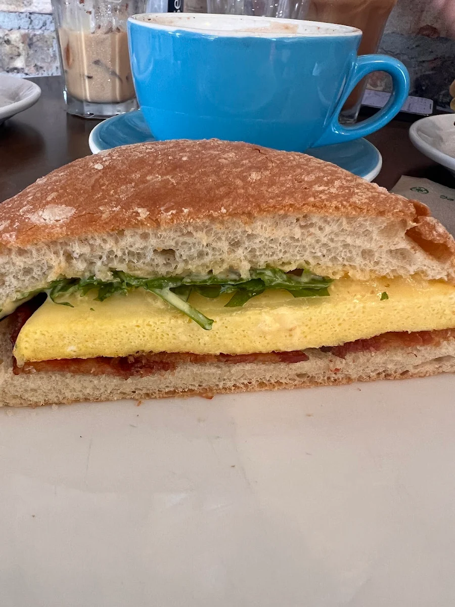 Breakfast Sandwich with Bacon