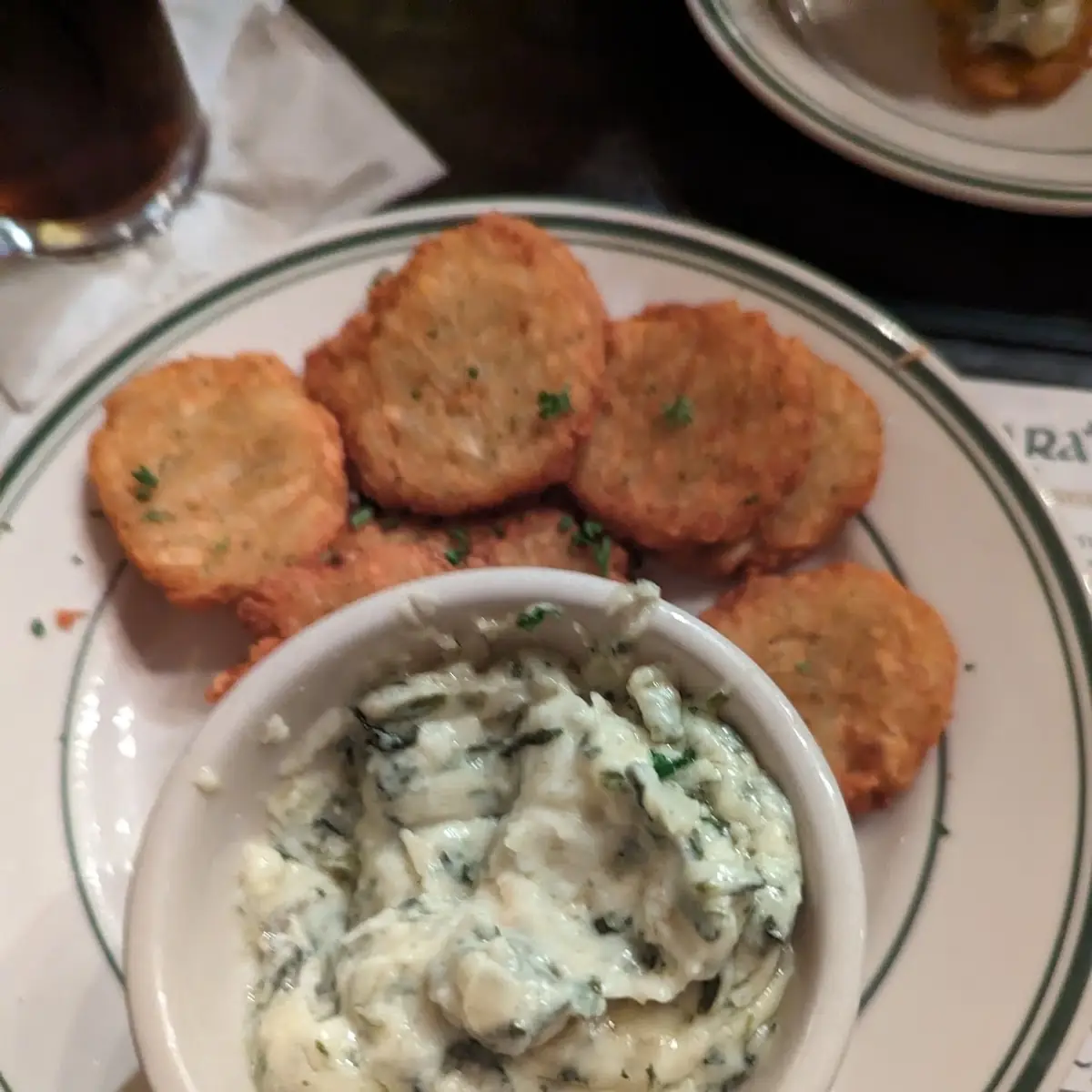 Boxty and Spinach Dip