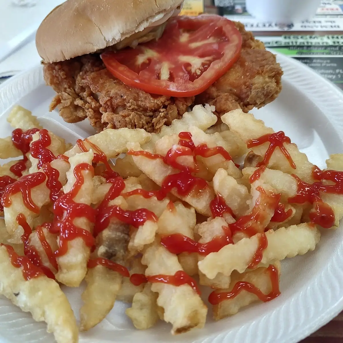 Fried Chicken Fillet Sandwich