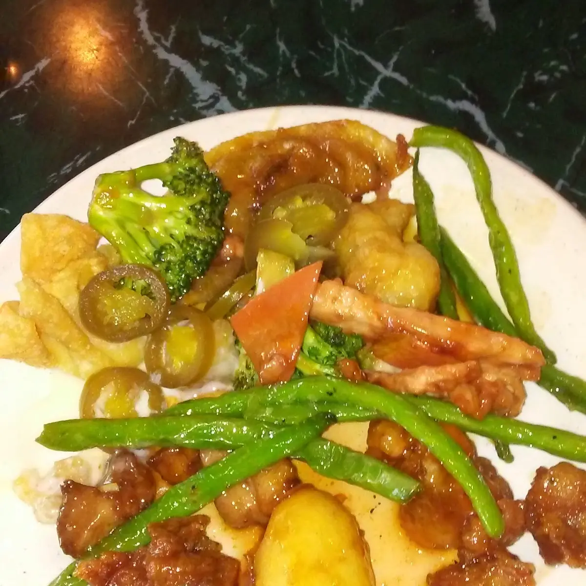 Chicken 3ways and Veggie Spring Rolls
