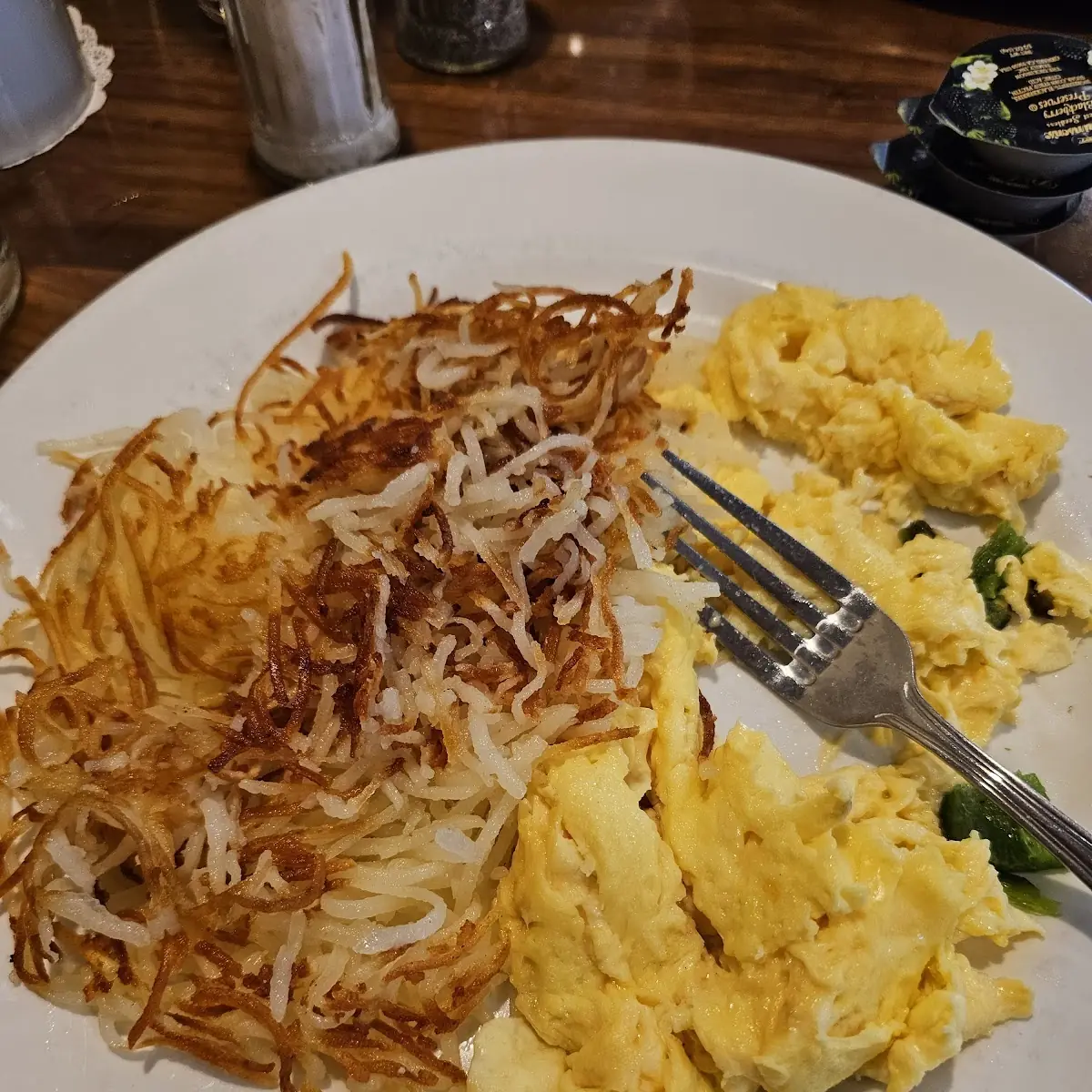 Scrambled Eggs and Hashbrowns