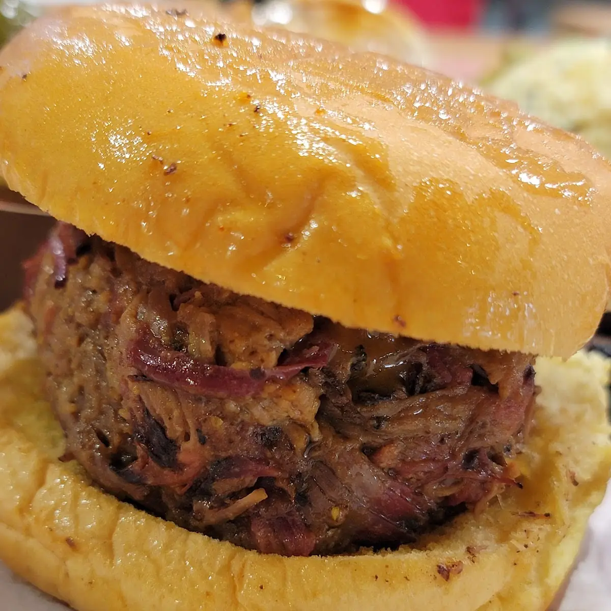 Pulled Brisket Sandwich