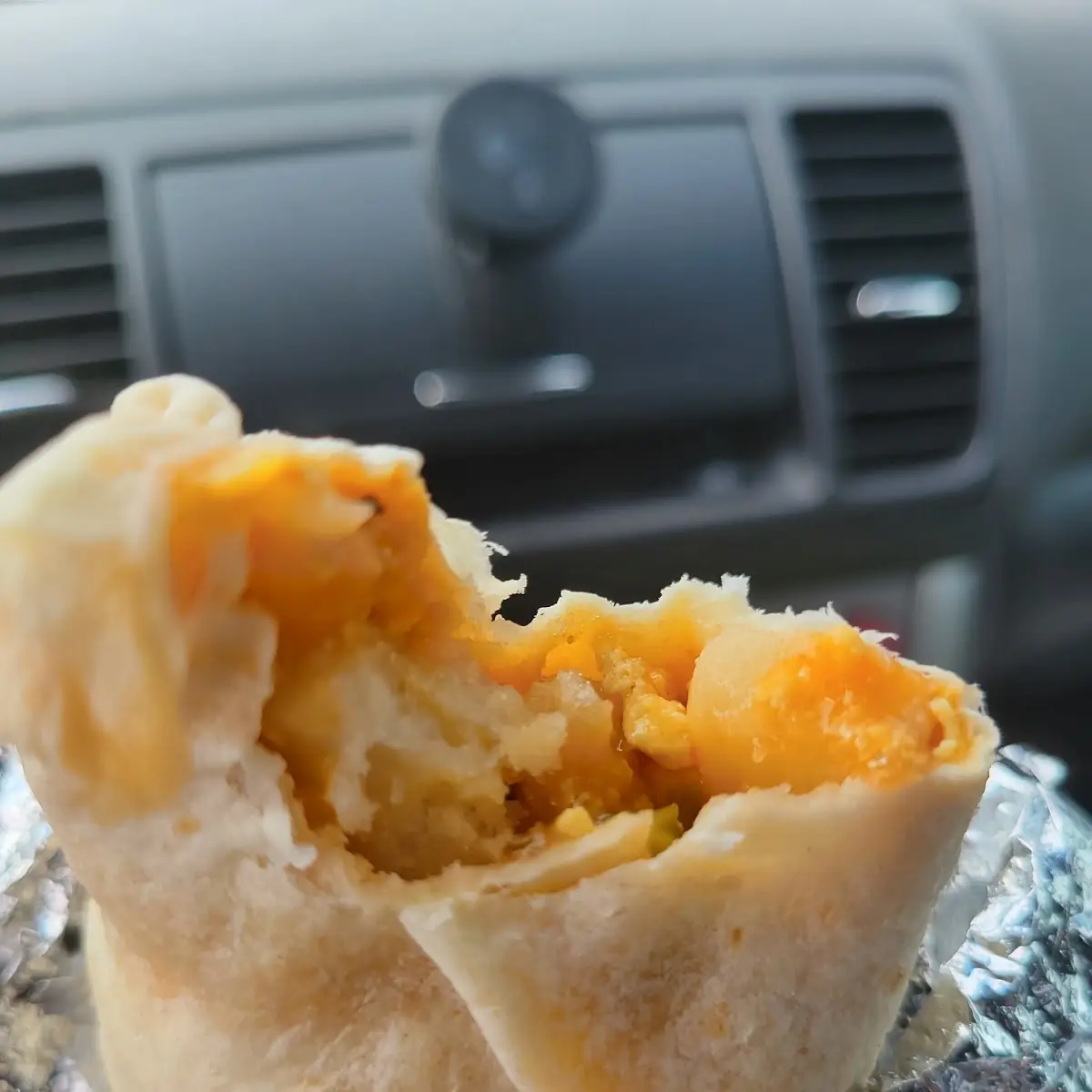 Egg Potato and Cheese Burrito