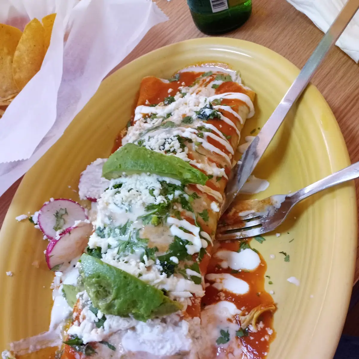 California Chicken Burrito