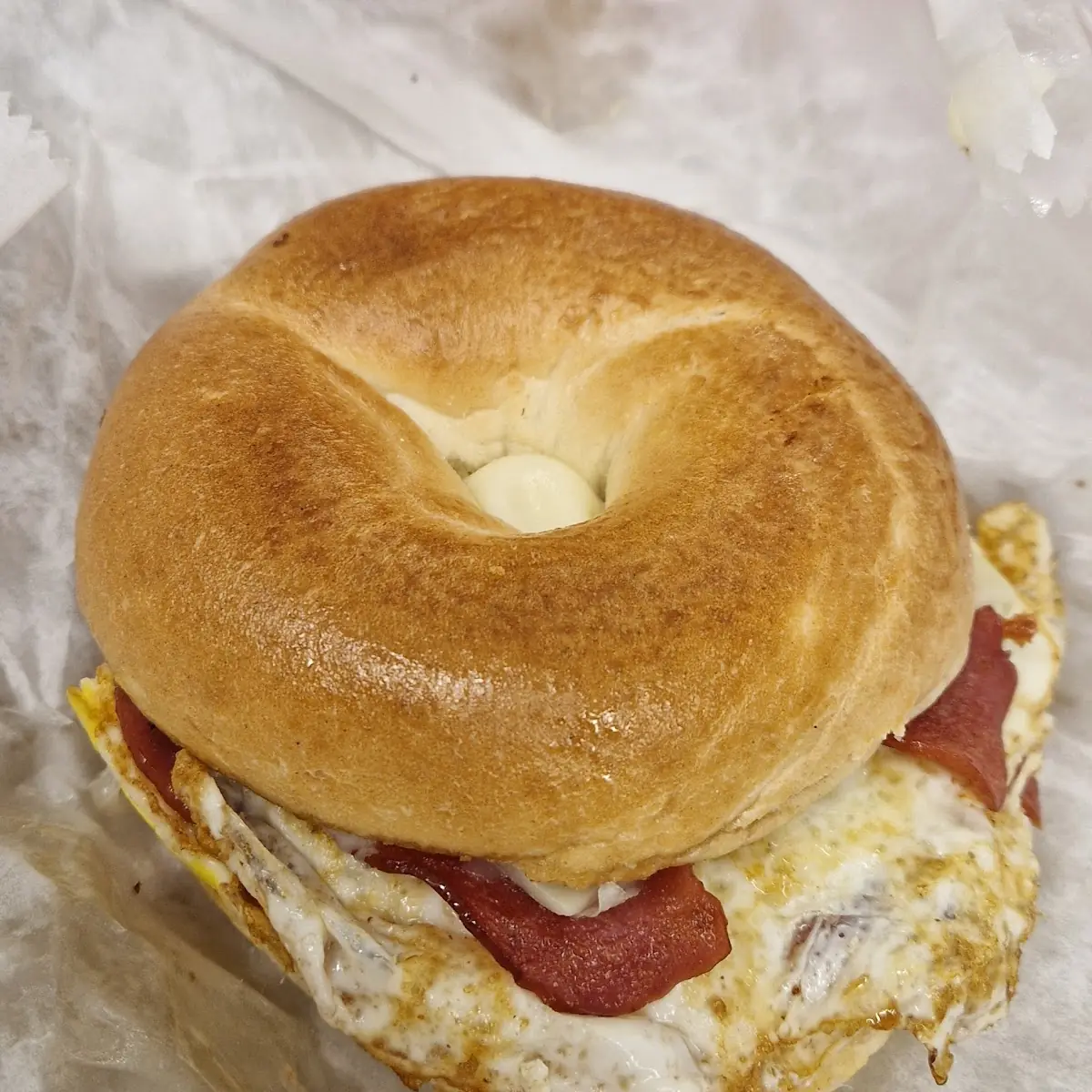 Grilled Bagel
