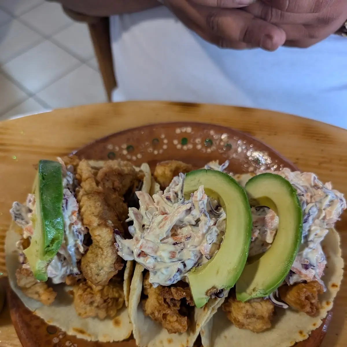 Fish Tacos with Cabbage Slaw