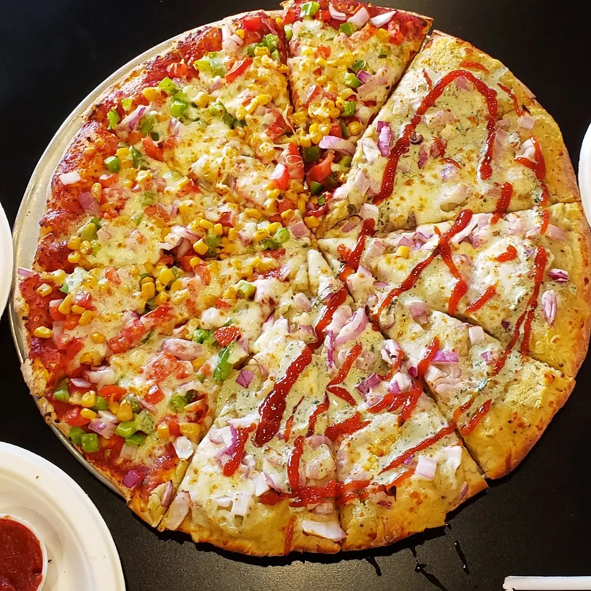 Half and Half Paneer Tikka Masala