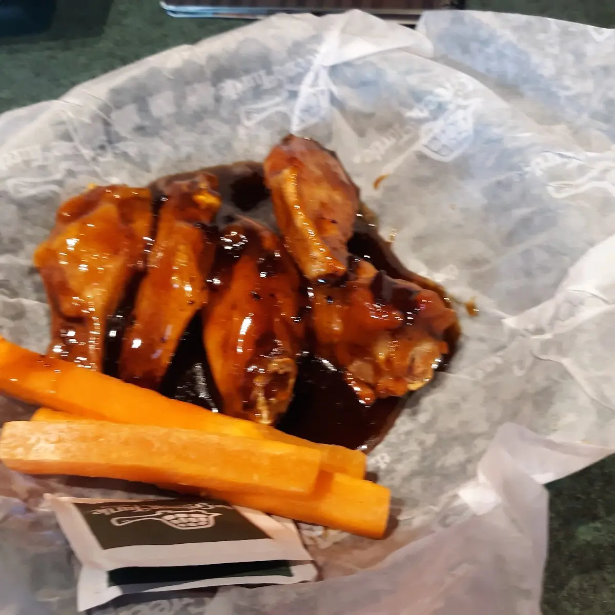 Bone in Wings with Maple Jalapeno Bacon Sauce