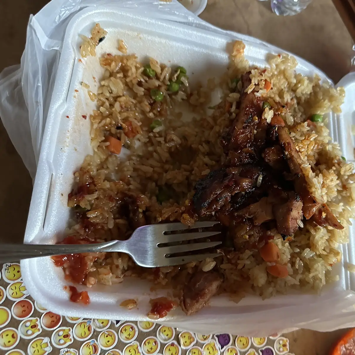 Spicy Chicken with Fried Rice