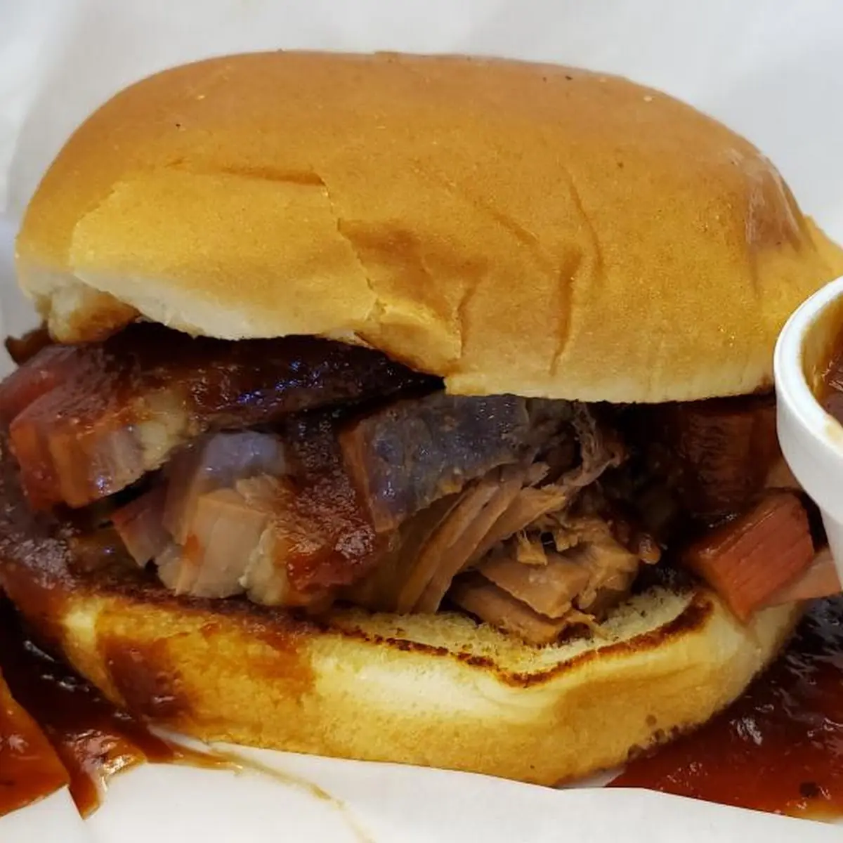 Sliced Brisket Sandwich Combo