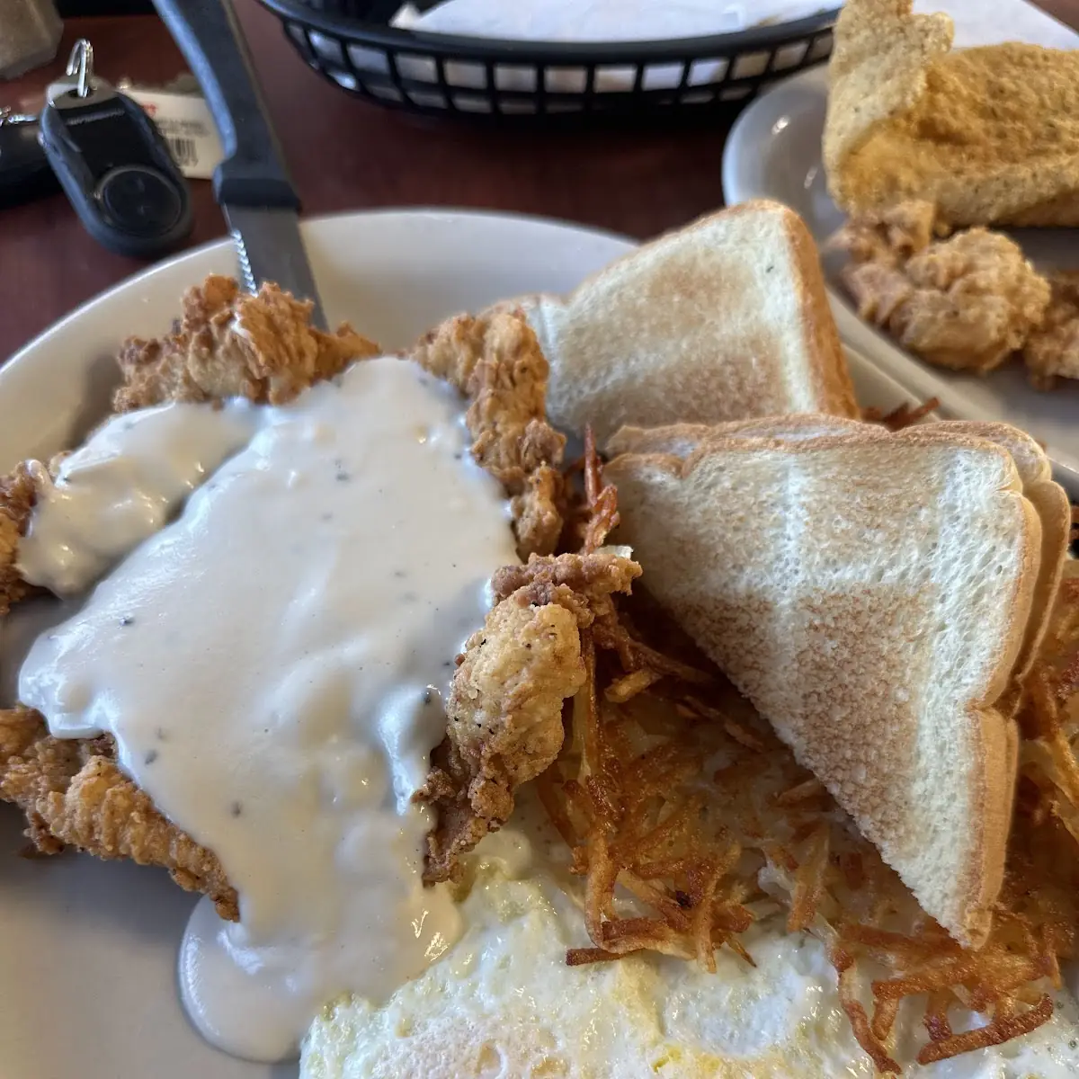 Chicken Fried Steak & Eggs