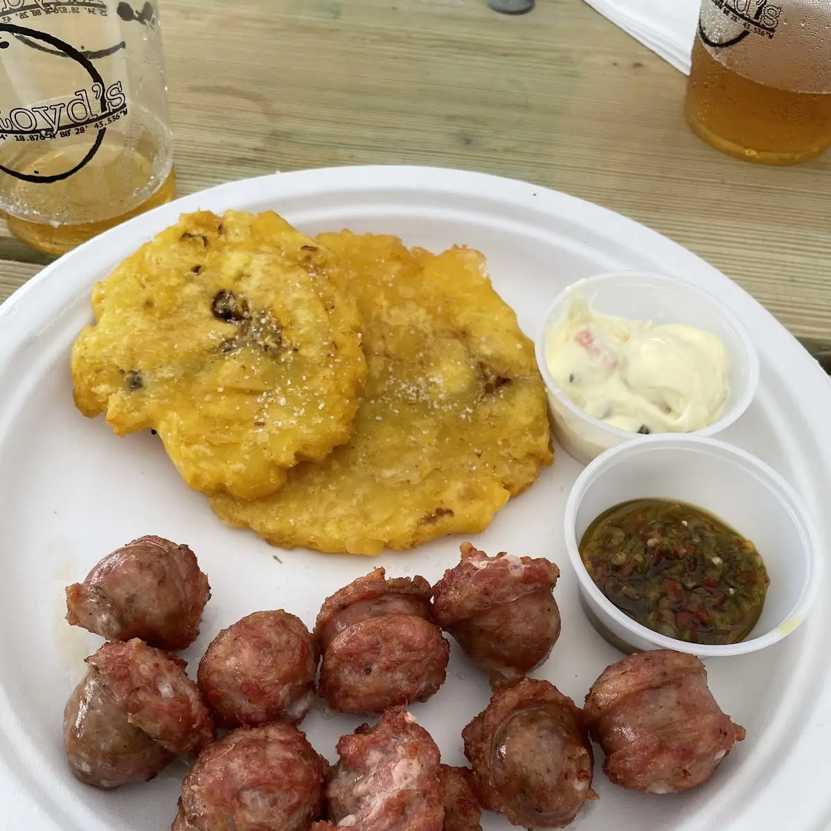 Fried Green Plantains- Tostones