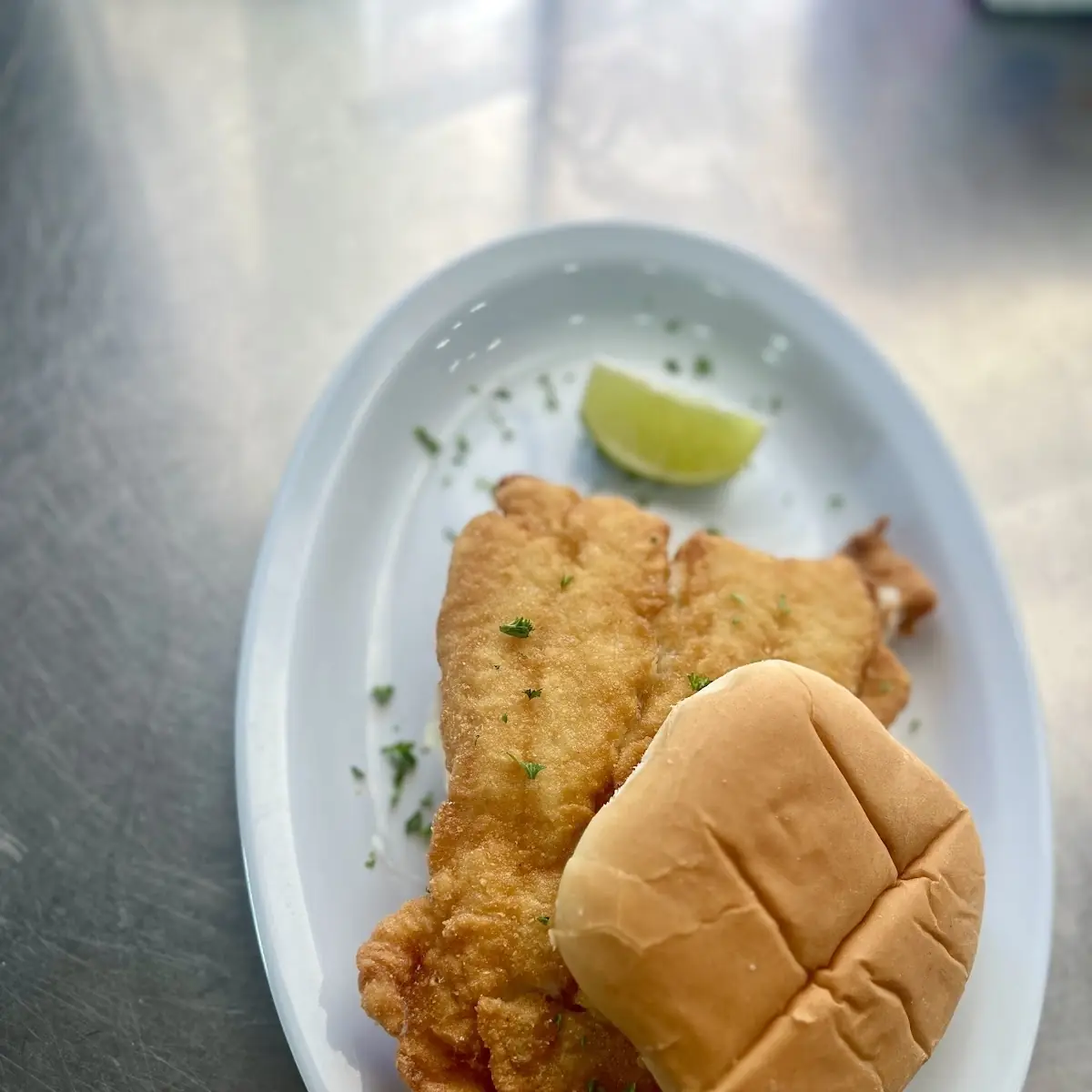 Grilled Fish Sandwich