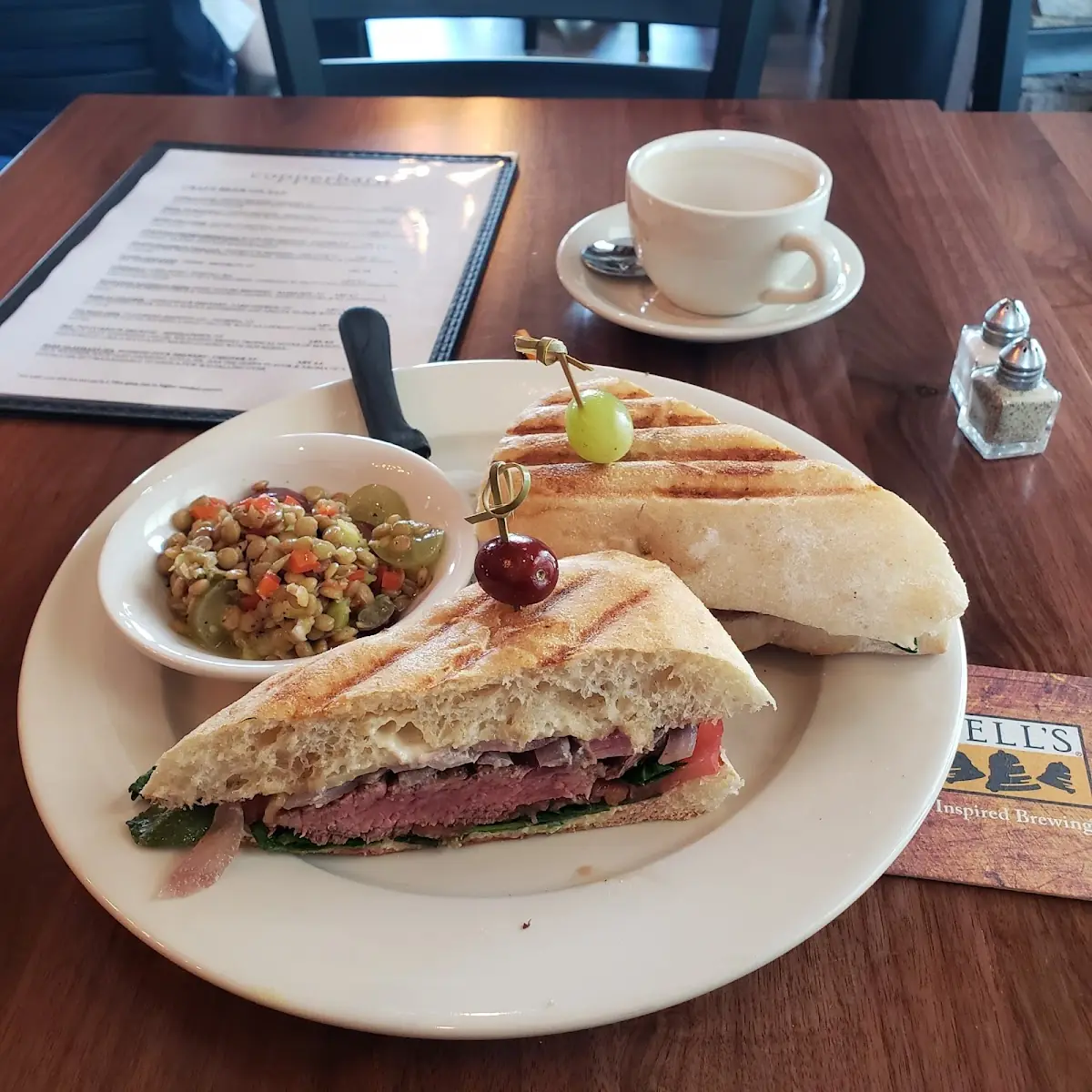 Steak and White Cheddar Panini