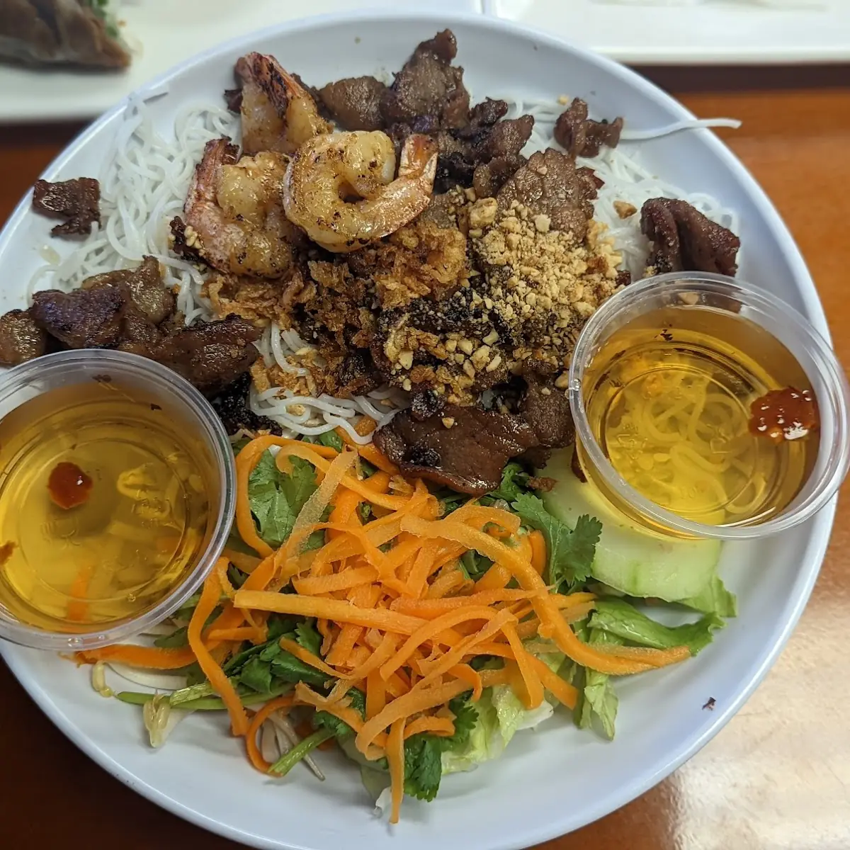 Char-Grilled Chicken with Vermicelli