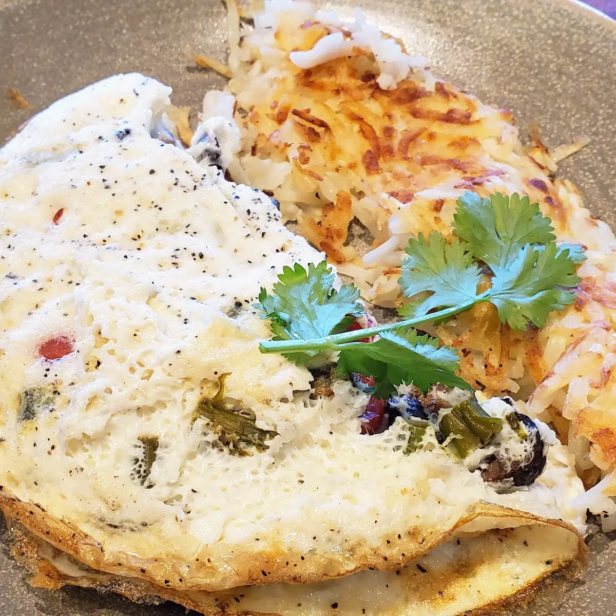 Egg White Veggie Omelet
