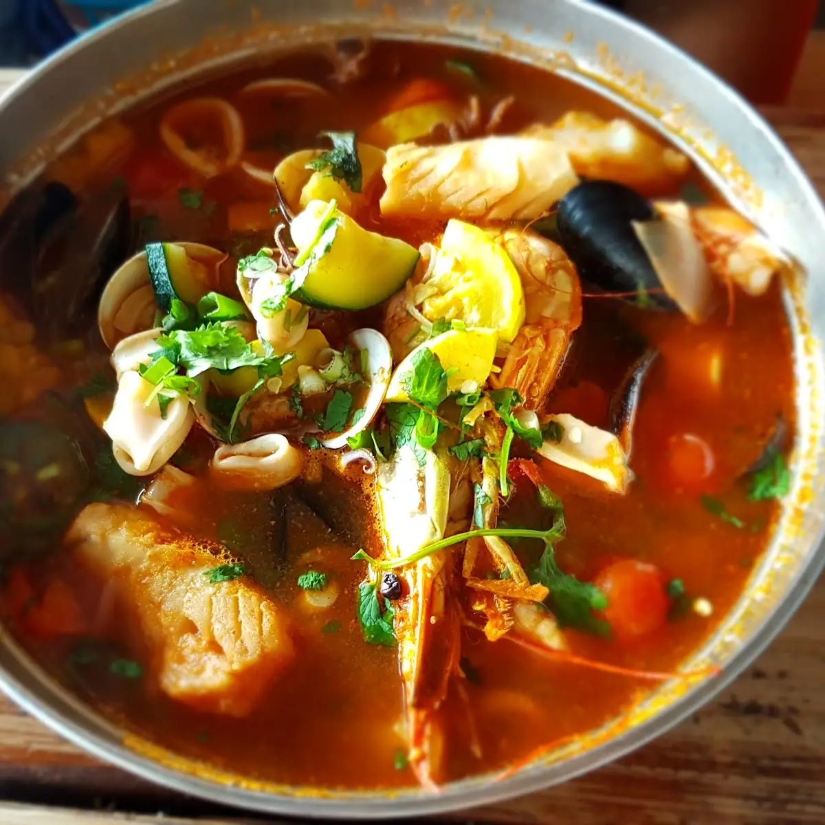 ms Kim's Spicy Seafood Soup
