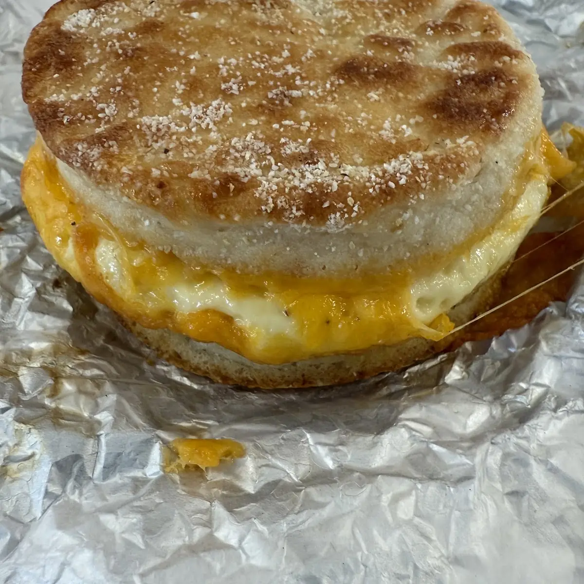 Sausage Egg Cheddar Breakfast Sandwich