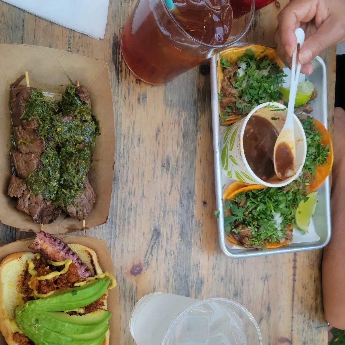 Birria Tacos Churrasco Octopus Hot Dog