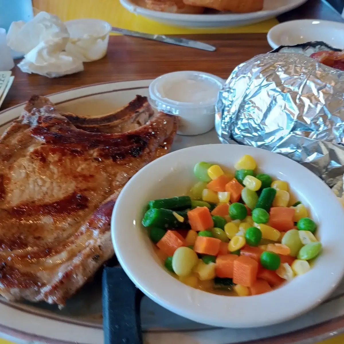 Pork Chops & Eggs