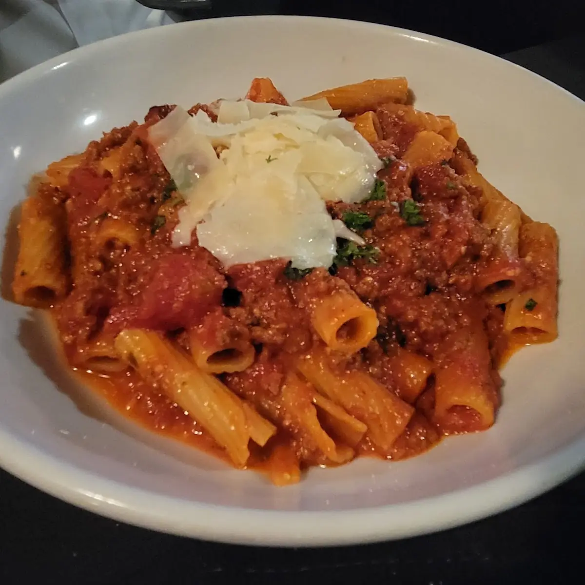 Rigatoni Bolognese