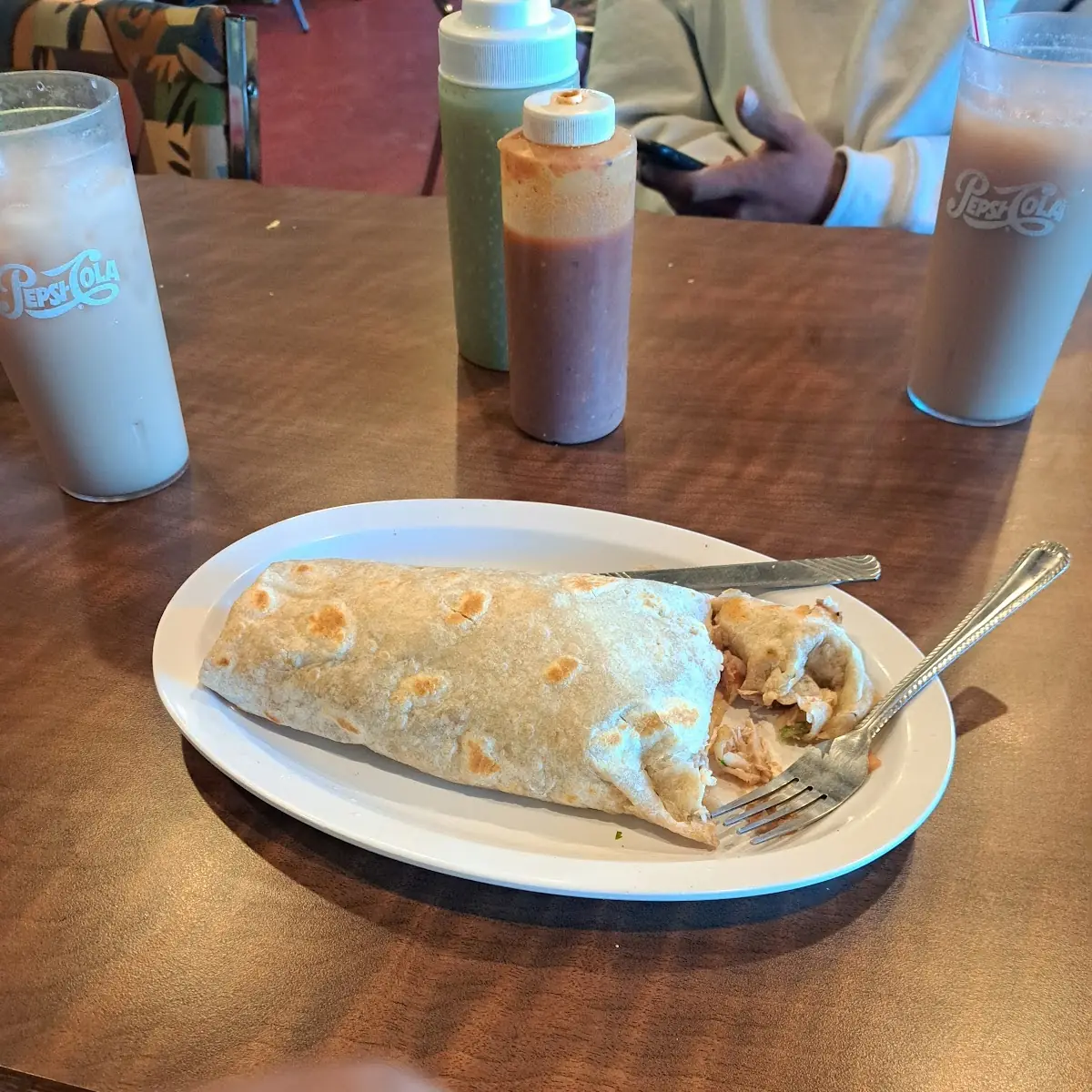 Carne Asada Burrito Aztec Style