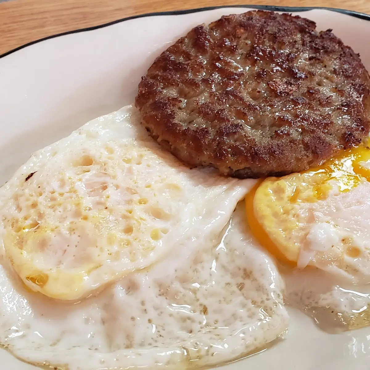 2 Eggs and Sausage Patty
