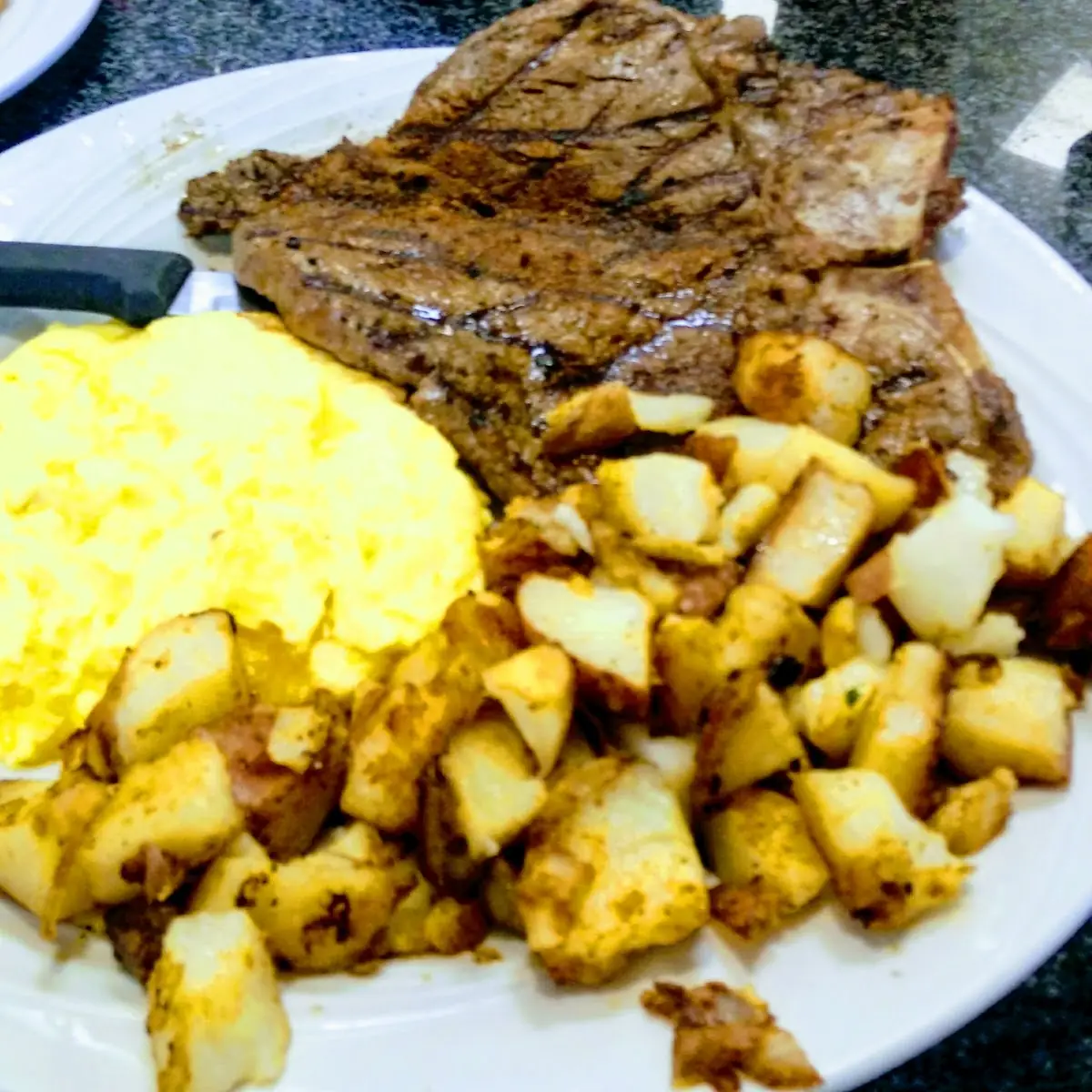 T-Bone Steak & Eggs