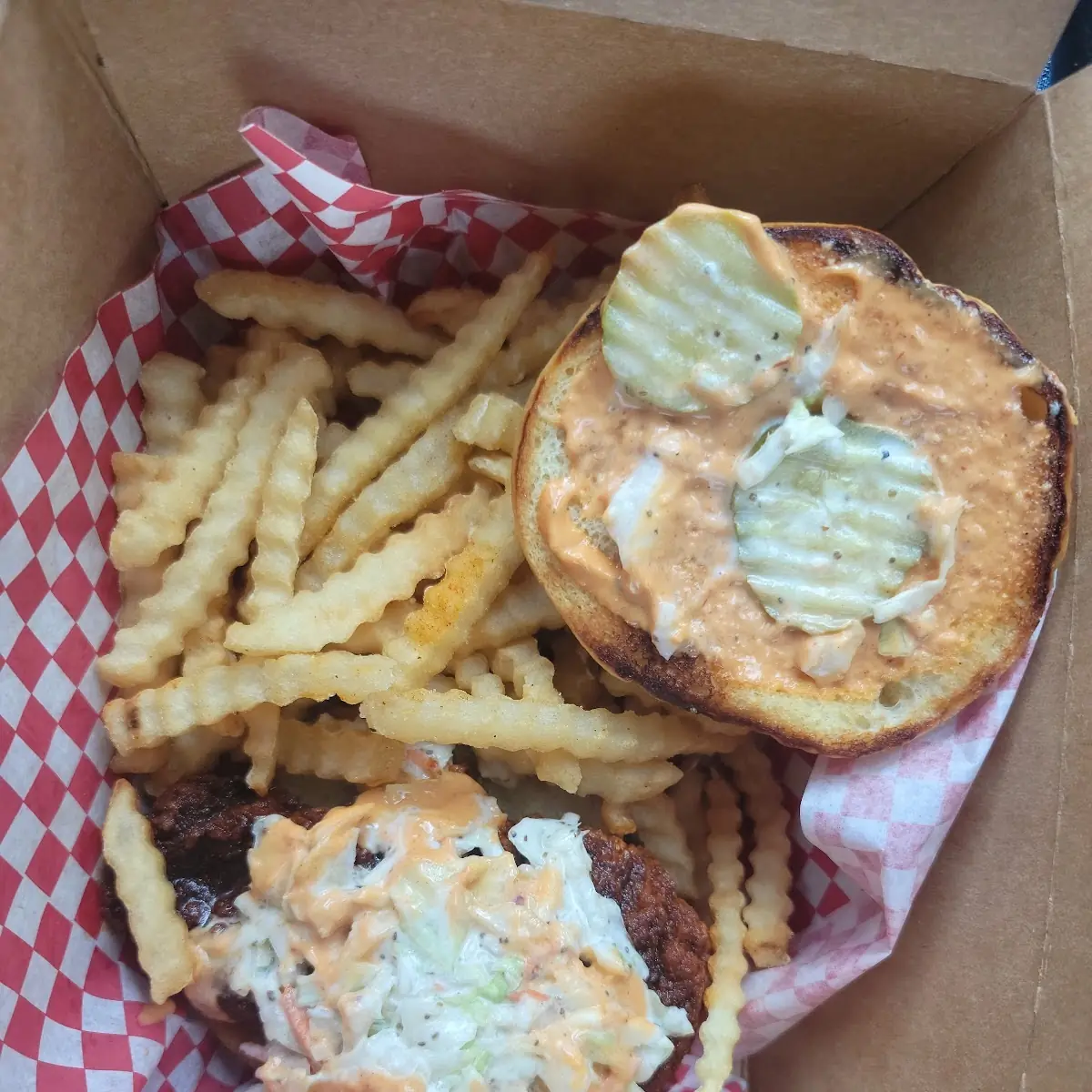 Hot Chicken Breast Sandwich
