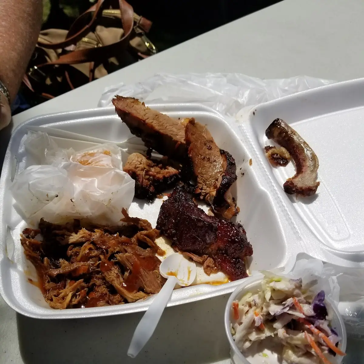 Baby Back Ribs Pulled Pork and Brisket