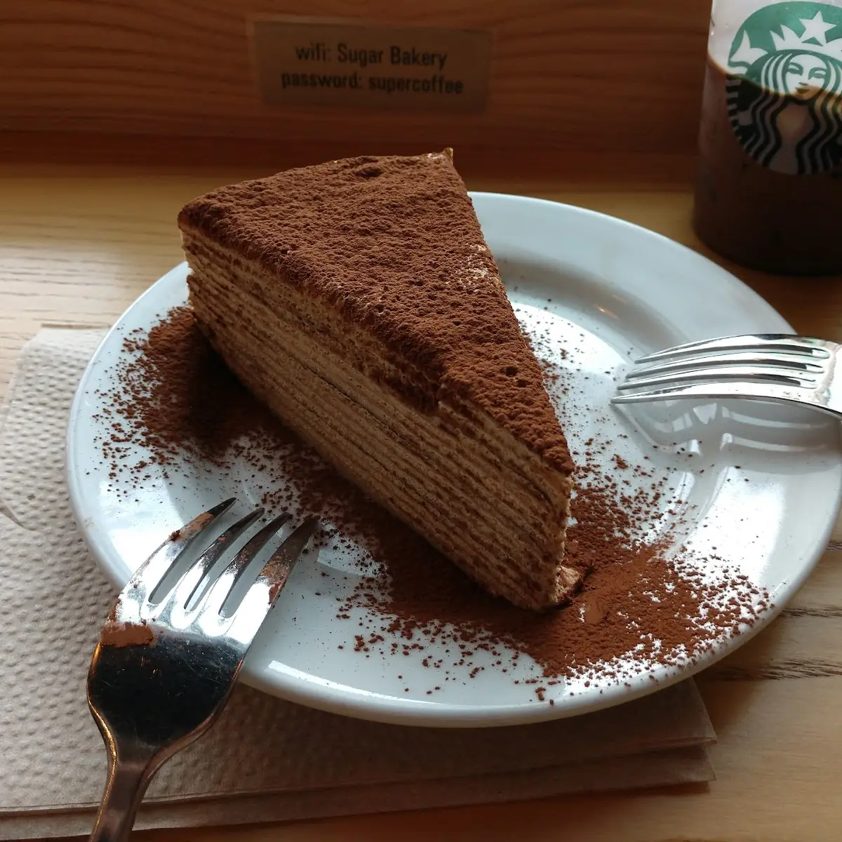 Tiramisu Crepe Cake