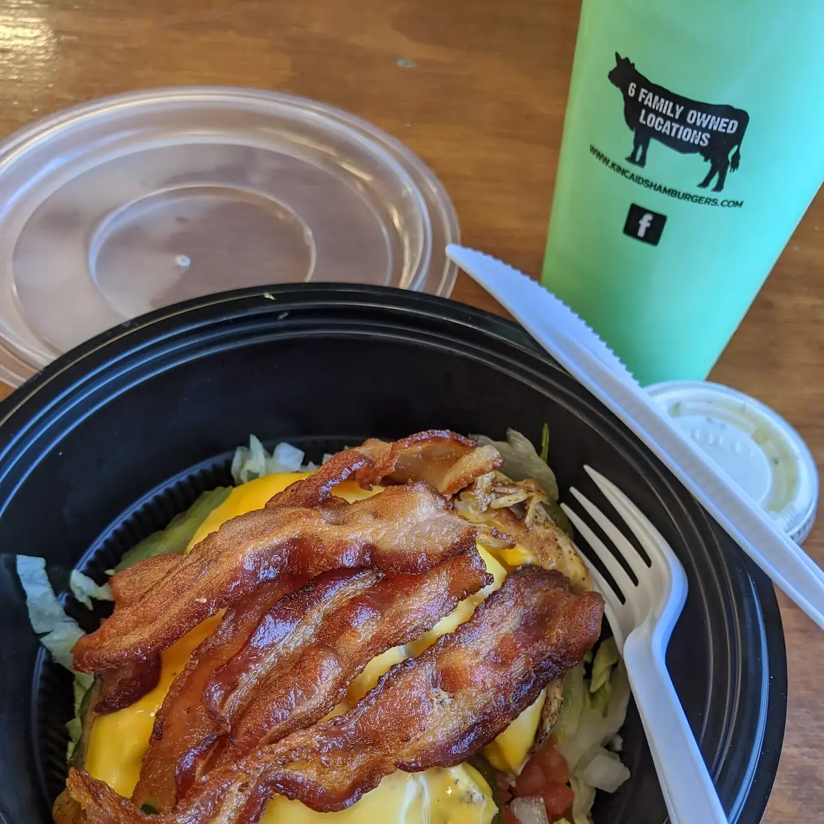 Bacon Cheddar Cheeseburger Bowl