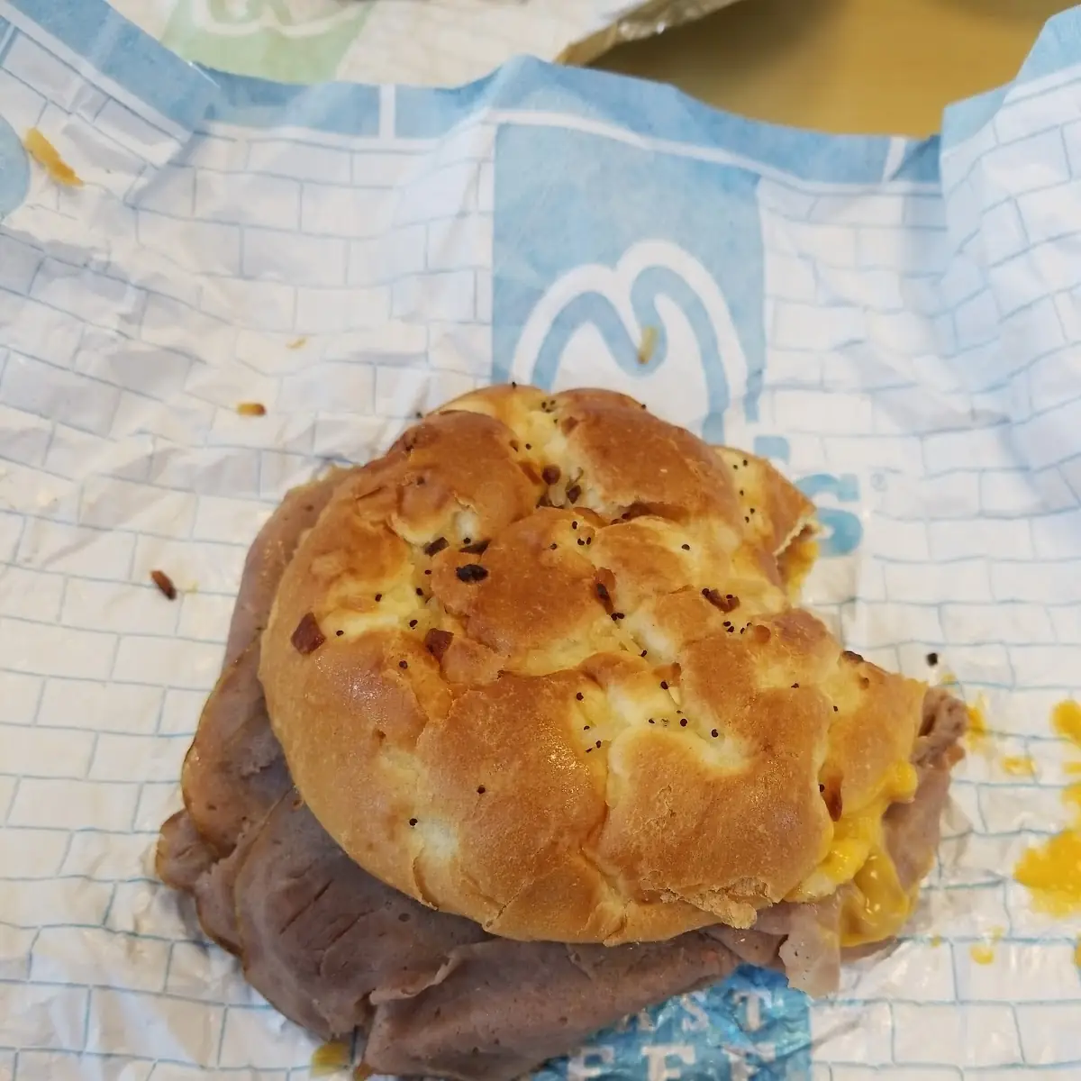 Roast Beef and Cheese Sandwich