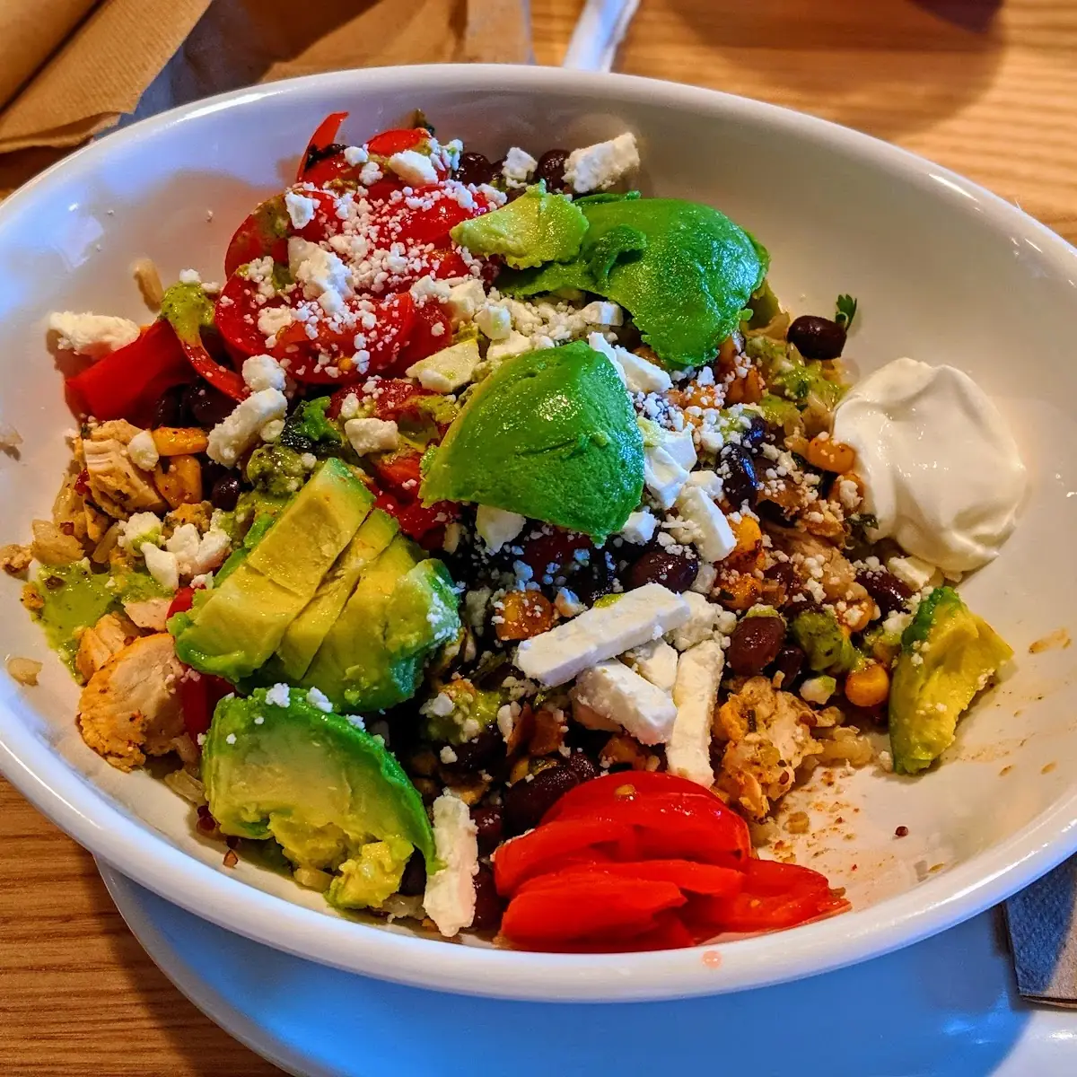 Mediterranean Grain Bowl with Chicken