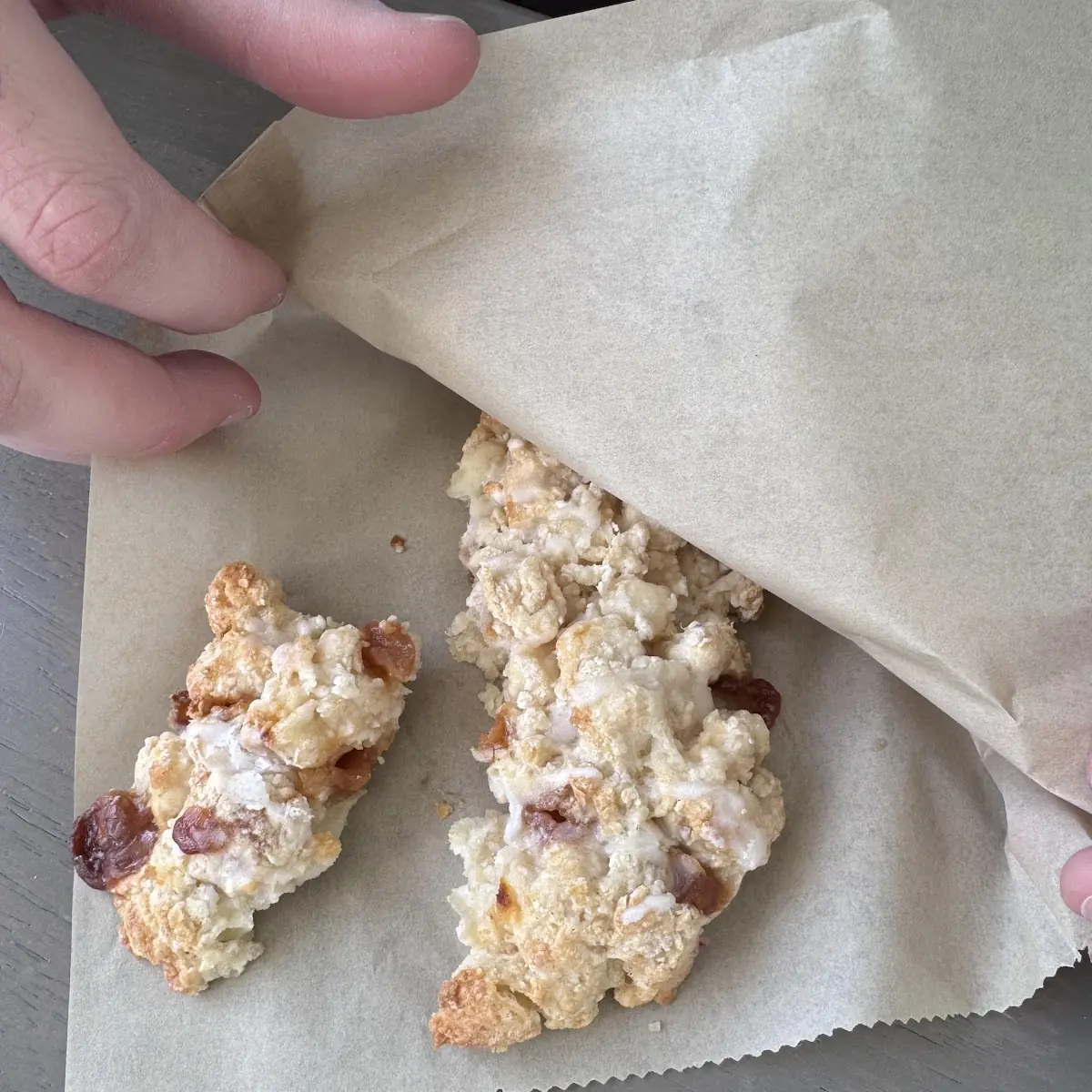 Carmel Apple Scone