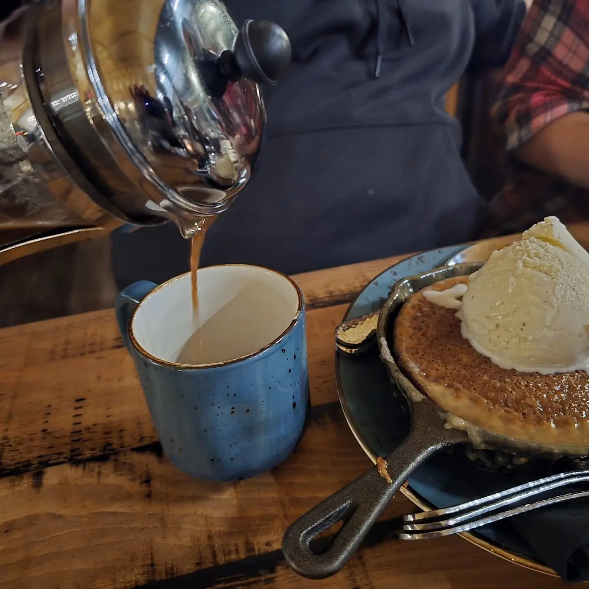 Bread Pudding and Decaf Coffee